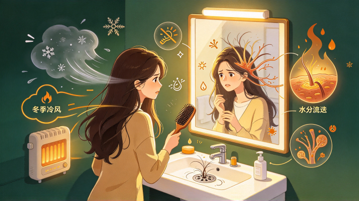 神草传奇养发馆：冬季掉发猛增！你的头皮提醒你该做头皮养护了